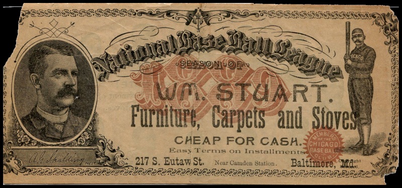 Chicago William Stewart Currency Cap Anson